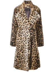 leopard print fur coat  Plein Sud