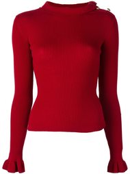 свитер в рубчик  Red Valentino