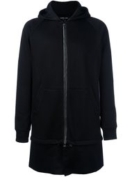 long zipped hoodie Helmut Lang