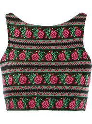 knit crop top Cecilia Prado