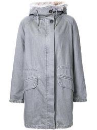 fur hood coat Army Yves Salomon