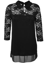 lace detail blouse Blugirl