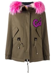 fur collar parka  Forte Couture