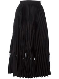 sheer pleated skirt MSGM