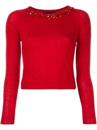 embellished neck jumper Simone Rocha