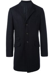 padded checked coat Aspesi