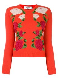 floral instarsia jumper Blugirl