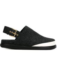 сандалии с открытой пяткой Marni
