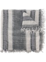 fringed striped scarf Faliero Sarti