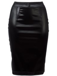 mesh insert skirt Paco Rabanne
