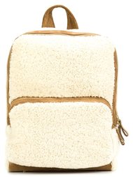 zipped fur backpack  Pierre Hardy