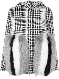 raccoon fur front pocket jacket Ava Adore