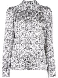 faces print shirt  Sonia Rykiel