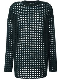 semi sheer mesh jumper Arthur Arbesser