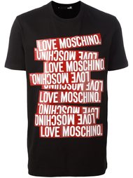 logo print T-shirt Love Moschino