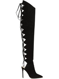 lace up over-the-knee boots Alexandre Vauthier