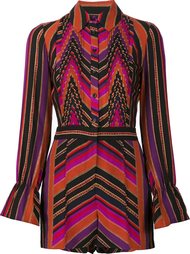 striped playsuit  Diane Von Furstenberg