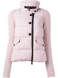 куртка-пуховик с трикотажными рукавами Moncler Grenoble