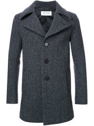 notched collar short coat Saint Laurent