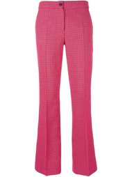 front pleat flared trousers Yang Li