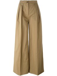pleated wide leg trousers Moncler