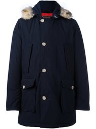 hooded detail parka coat Woolrich