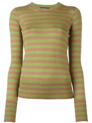 striped fine knit jumper Rochas