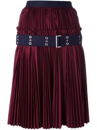plissé pleated skirt Sacai