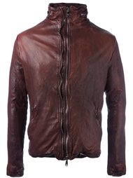zipped leather jacket  Giorgio Brato