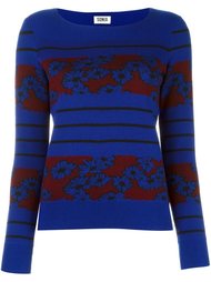 flower intarsia jumper Sonia By Sonia Rykiel