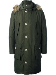 hood detail parka coat Woolrich