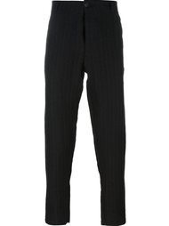 striped tapered trousers Transit