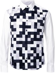 'Noise' patchwork shirt  Anrealage