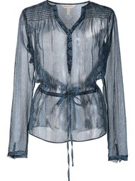 sheer blouse  Rebecca Taylor