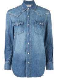 рубашка в стиле вестерн с заклепками Saint Laurent