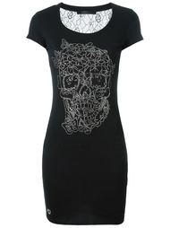 облегающее платье с черепом Philipp Plein