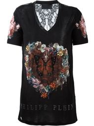 декорированная футболка  Philipp Plein