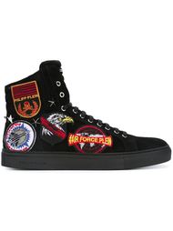 хайтопы с нашивками  Philipp Plein