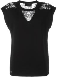 декорированный топ  Philipp Plein