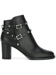 сапоги по щиколотку 'Rockstud Noir'  Valentino