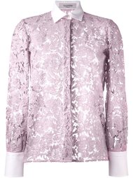 кружевная рубашка Valentino
