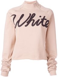 'white' print sweatshirt Off-White