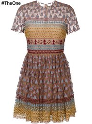 кружевное платье А-образного силуэта Valentino