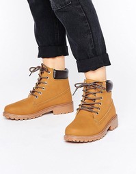 Ботинки на работу Boohoo - Желтый