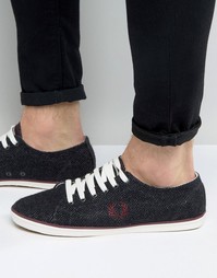Твидовые кеды Fred Perry Kingston - Серый