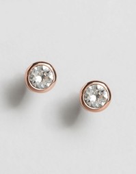 Серьги-гвоздики со стразами Ted Baker - Золотой