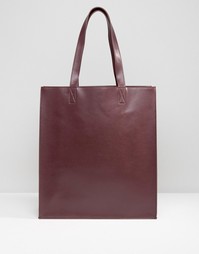 Monki Minimal Shopper Tote Bag - Красный