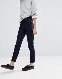 Dr Denim High Waist Ankle Grazer Skinny Jeans - Синий