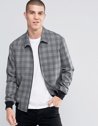 Серая куртка-пилот в клетку ASOS - Серый