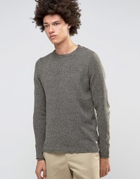 Трикотажный джемпер в крапинку с круглым вырезом Only &amp; Sons - Синий